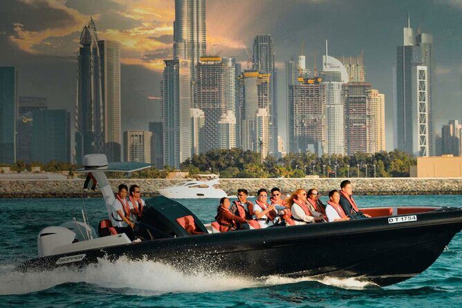 1-Hour Dubai Tour by Black Boat - Boarding at Dubai Marina Canal: skyline views without the land hustle