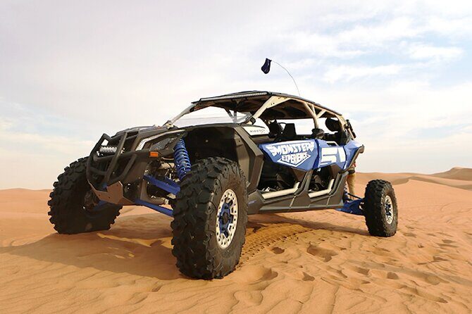 1-Hour Dune Buggy Ride on Can-Am Maverick 1000CC Turbo 4 Seater - After the adrenaline: sandboarding, coffee shop time, and family comfort