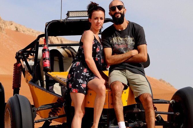 1-Hour Dune Buggy Self-Drive, Camel Ride & Sandboarding Adventure - Sandboarding and camel ride: the calmer, classic desert side