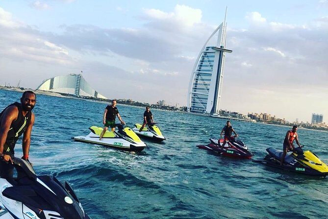 1-Hour Jet Ski Tour – Burj Al Arab, Atlantis, & Dubai Skyline - Starting From Xtreme Water Sports near Kite Beach