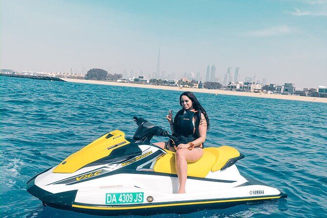 1-Hour Jet Ski Tour – Burj Al Arab, Atlantis, & Dubai Skyline - Dubai Marina and the Jumeirah shoreline run