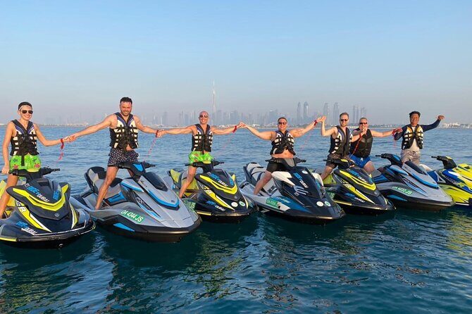 1 hour Jetski Tour - Burj Al Arab and Royal Atlantis - Sheikh Island and the Yacht Spotting Moment (When It’s There)