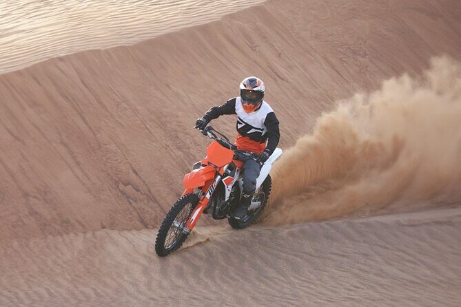 1-Hour KTM 450CC Dirt bike Desert Adventure Tours in Dubai - After the Ride: Bedouin-Style Tent, Majilis Room, and Sports Courts