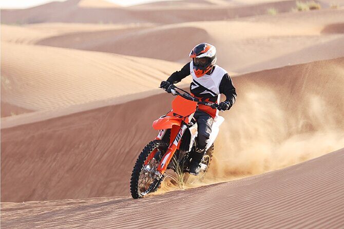 1-Hour KTM 450CC Dirt bike Desert Adventure Tours in Dubai - Meeting Point Reality: Al Madam Logistics You Should Not Ignore