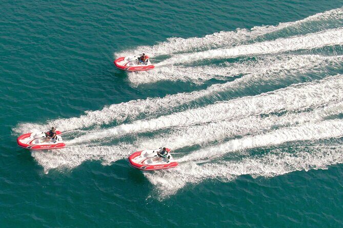 120 MINUTES Dubai Private Self-Drive SeaKart Jet Ski Boat Tour - Your 2-hour route: from Dubai Harbour to Palm, Burj Al Arab, and back