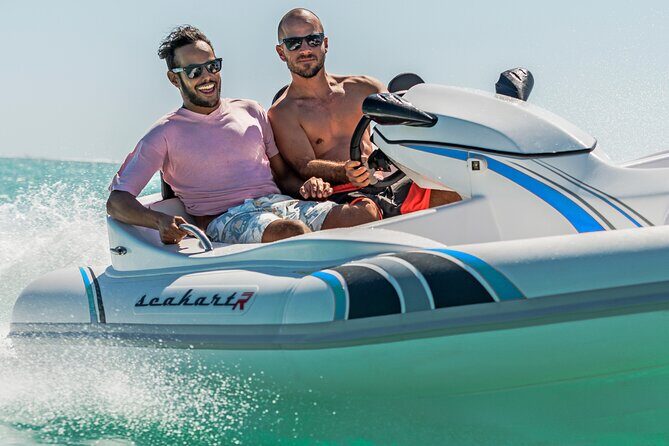120 MINUTES Dubai Private Self-Drive SeaKart Jet Ski Boat Tour - Dubai Marina canal cruising: when the city looks different at speed
