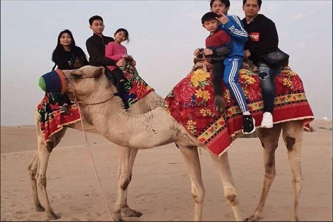 2-Day Abu Dhabi and Dubai City Tour with Desert Safari - Red Dunes Desert Safari (15:00–21:00): 4x4 dune bashing, camel rides, henna, and buffet