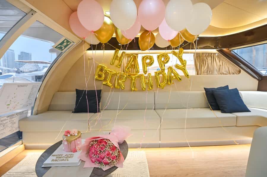 2 Hour Birthday Celebration on a Yacht in Dubai - Why a 45ft private yacht is a smart birthday choice