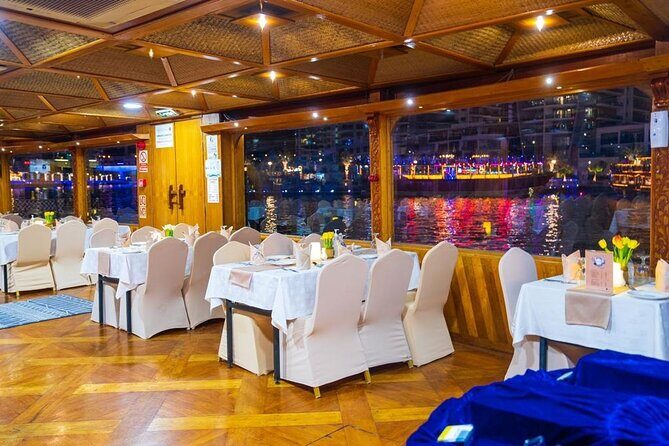 2-Hour Dubai Marina Dinner Cruise - Comfort and logistics at sea: small-group size, big bathroom opinions