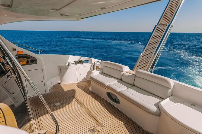 2 hours Dubai private luxury yacht 55ft tour - Food on Board: Sushi, Grill, BBQ, and What’s Included