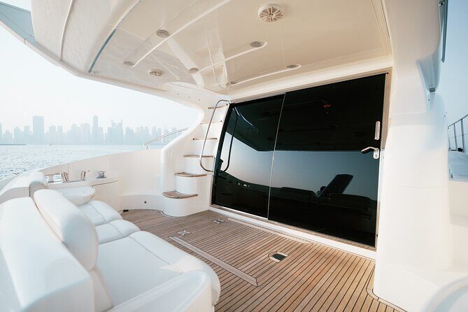 2 hours Dubai private luxury yacht 55ft tour - Price and Value for a Private Group Up to 15