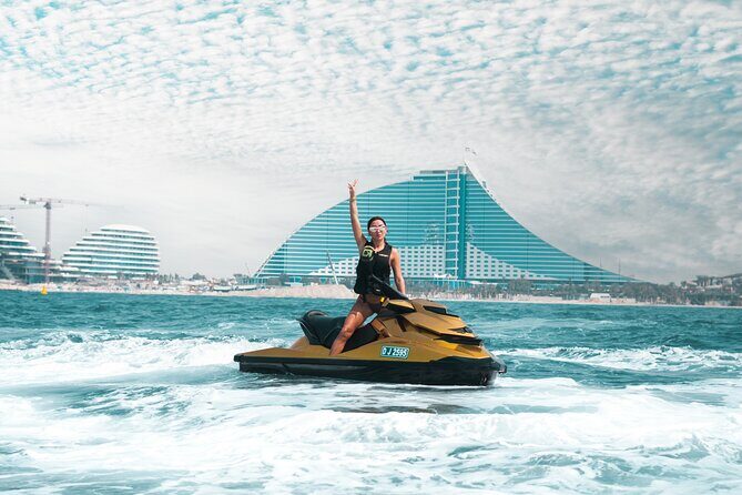 24 Karat Gold Jet Ski Adventure with Burj Khalifa View - Palm Jumeirah, Atlantis, and JBR From the Water