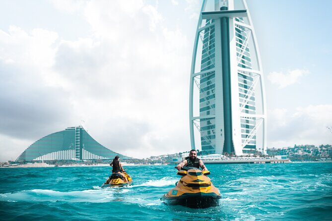 24 Karat Gold Jet Ski Adventure with Burj Khalifa View - Time in Front of Burj Al Arab: Photos and How to Choose a Longer Option