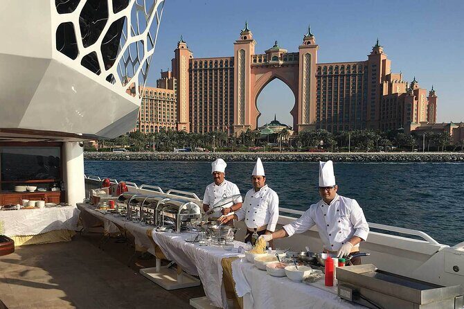 3-Hour Lotus Mega Yacht Dinner Cruise Dubai with Transfers - Key things to know before you go