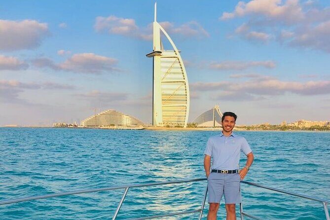 3-Hours Dubai Marina 50ft Private Luxury Yacht Sightseeing Tour - Your 3-hour route: Dubai Marina, JBR, Atlantis, Burj Al Arab