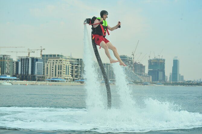 30-Minute Water Jetpack Experience in Dubai - What a Water Jetpack Feels Like When You First Sit Down