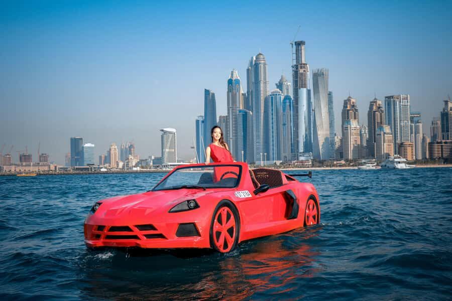 30 MINUTES JET CAR ACTIVITY IN DUBAI MARINA - The Car Details: Yamaha Power and Lamborghini-Style Looks