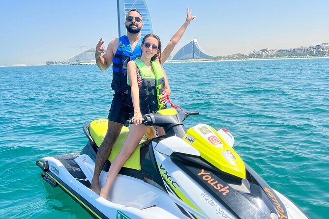 30Min Dubai Jet Ski Tour of Burj Al Arab with Free Ice Cream - Out on the Persian Gulf: Burj Al Arab and the skyline sequence