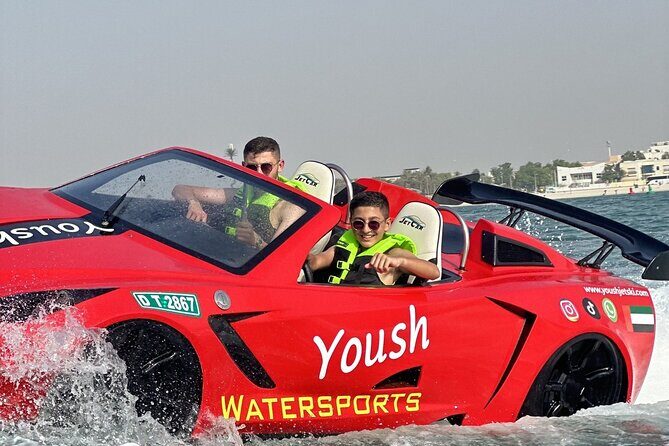 30Min Jetcar Dubai with Burj Al Arab Views-Free Ice Cream - Quick hits before you ride