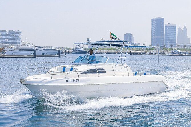 33Ft Private Yacht Rental On New Year's Eve 2025 - Stop 2: Ain Dubai From the Water for Night Views (30 Minutes)