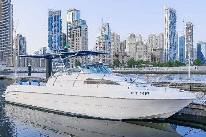 33Ft Private Yacht Rental On New Year's Eve 2025 - Stop 3: Burj Al Arab Ocean Views—321m of Night Drama (1 Hour)