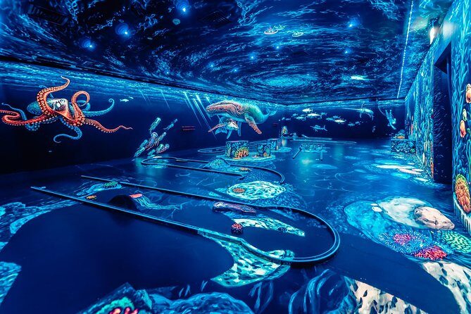 3d Blacklight Minigolf - Jbr / Marina Dubai - The 18 luminous holes: what the game feels like