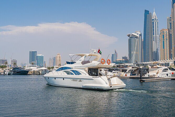 3hr Yacht- Palm Jumeirah with FREE Snacks and 30 Min Seabob - What You Get From a 3-Hour Yacht Cruise With Palm Jumeirah Views