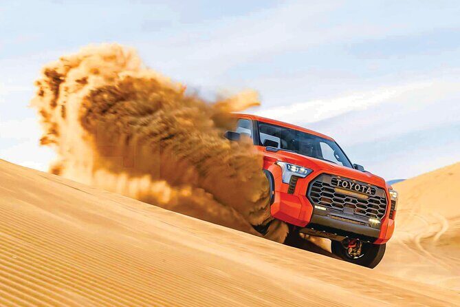 4 Hour Morning Desert Safari with Camel Ride & Sand Boarding - The 4x4 Pickup That Gets You Moving (Not Waiting)