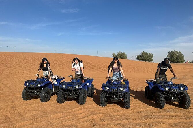 4 Hours Desert Tour with Quad Bike Camel Ride & Sandboard - Value for $100: a desert “hits fast” format