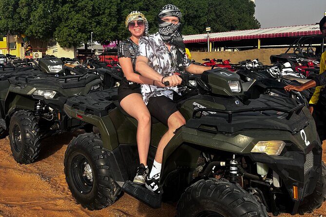 4 Hours Desert Tour with Quad Bike Camel Ride & Sandboard - Quad bike time: real open desert, with a guide