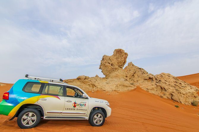 4x4 Hatta Safari to Fossil Rock & Honey Bee Garden visit with Breakfast - Picnic breakfast in the dunes: small thing, big payoff