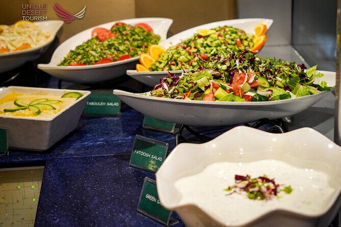 5 Star Luxury Catamaran Dinner Cruise in Dubai Marina - Dinner on Board: The International Buffet Setup (and How to Use It)