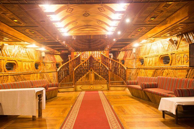 5-Star Premium Dhowstar Dhow Cruise Dubai - Entering the Rustar dhow: what you’re paying for