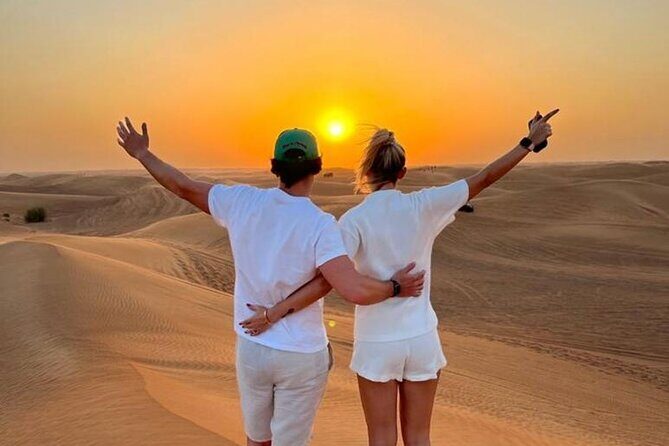 6 Hours Desert Safari Dubai Tour with BBQ Dinner & Live Shows - Pickup and the First Desert Stop: Smooth Transport, Early Set-Up