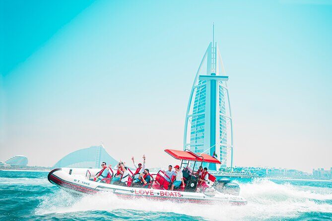 90 Mins Speedboat Tour Dubai Marina JBR Atlantis and Burj Al Arab - Meeting at Love Boats UAE: Find the Dock Fast