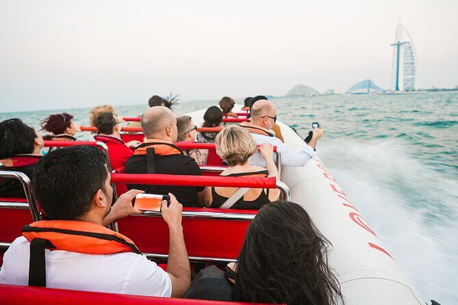 90 Mins Speedboat Tour Dubai Marina JBR Atlantis and Burj Al Arab - Photo Help Isn’t Just a Promise