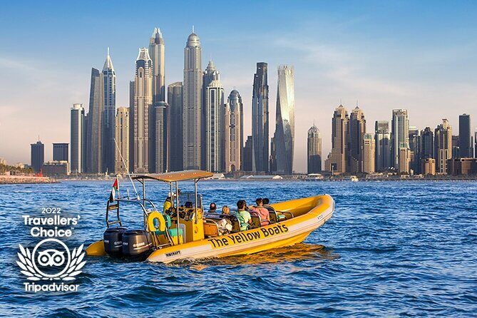99 Minutes Premium Tour : Dubai Marina, Atlantis & Burj Al Arab - Burj Al Arab from the sea: the angle is the attraction