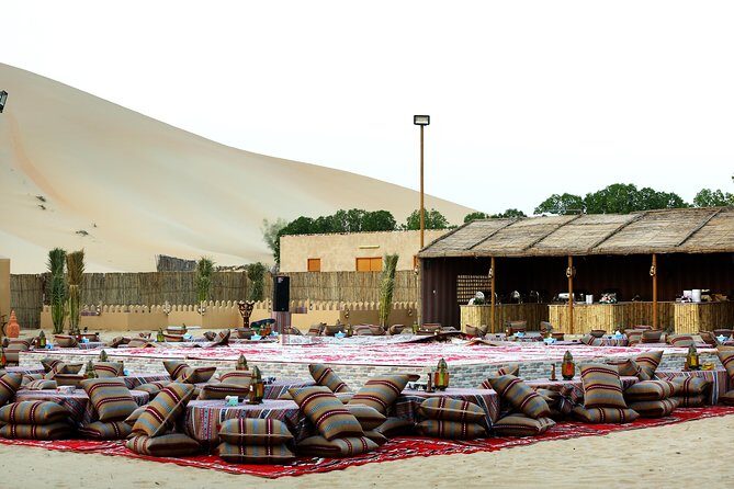 Abu Dhabi Afternoon Desert Safari and BBQ Dinner - The highest dune sunset stop: photos and the cooler air factor
