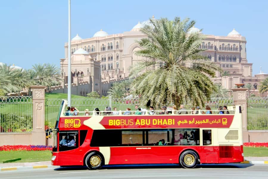 Abu Dhabi: Big Bus Hop-On Hop-Off Sightseeing Tour - Sheikh Zayed Grand Mosque: the shuttle + guided tour part that people plan around