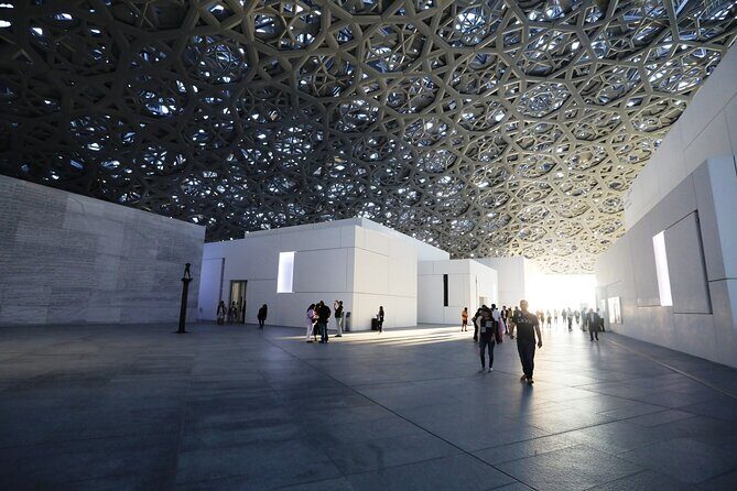 Abu Dhabi City Tour with Louvre Museum With Free shuttle Transfer - Architecture first, art second: the dome, light, and the water canal effect