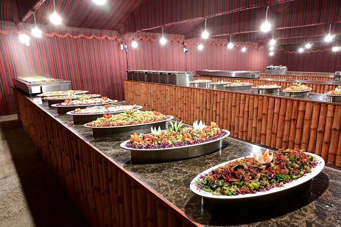 Abu Dhabi Desert Safari: Live Shows, Camel Rides & BBQ Buffet - Tanoura, belly dancing, and fire show: what the night feels like