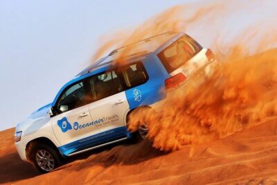 Abu Dhabi: Desert Safari with BBQ, Camel Ride & Sandboarding - How pickup and the 4WD ride set your expectations