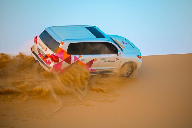 Abu Dhabi Evening Desert Safari - Private car Dune bashing & BBQ - The Remote Desert Camp: BBQ Dinner Under the Night Sky
