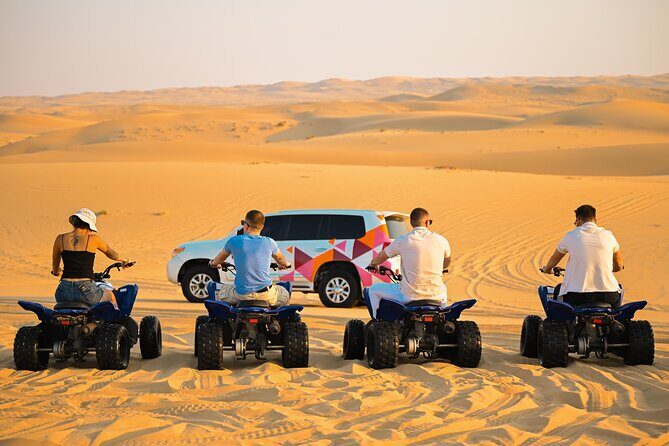 Abu Dhabi Evening Desert Safari - Private car Dune bashing & BBQ - The 4x4 Land Cruiser Setup and What “Safe and Exhilarating” Means