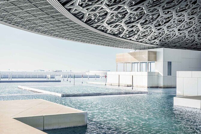 Abu Dhabi Grand Mosque Tour and Louvre Museum Visit from Dubai - Pickup, drop-off, and included fees: the real value of the bundle
