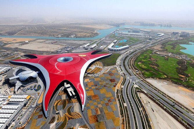 Abu Dhabi Guided City Tour With Ferrari World Tickets From Dubai - Capital Gate and the presidential area: short stops that still teach you