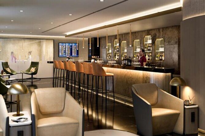 Abu Dhabi International Airport (AUH) VIP Lounge Access - The Food and Drinks Setup: Unlimited, But Not a Restaurant