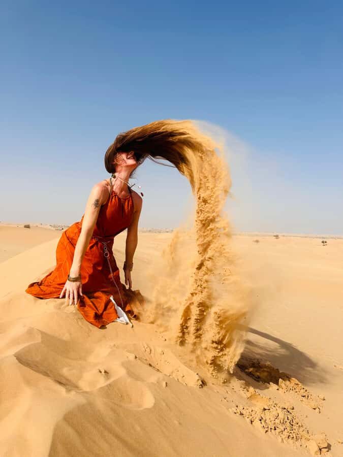 Abu Dhabi: Magical 4x4 Desert Tour with BBQ & Sandboarding - BBQ buffet and desert entertainment: belly dance, Tanoura, fire