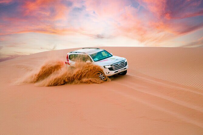 Abu Dhabi Morning Desert Safari: 4x4 Dune Bashing, Camel Ride and Sandboarding - 4x4 Dune Bashing: Sudden Drops and Sideways Sand