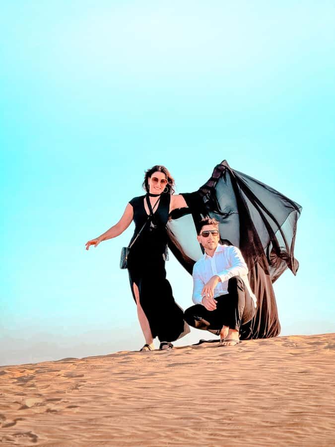 Abu Dhabi: Morning Dune Drive, Camel Ride & Sandboarding - Sandboarding on Abu Dhabi dunes: the steep part is real work